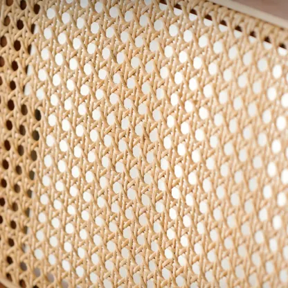 Scandinavian Tufted Leather Armless Dining Chair Image - 8