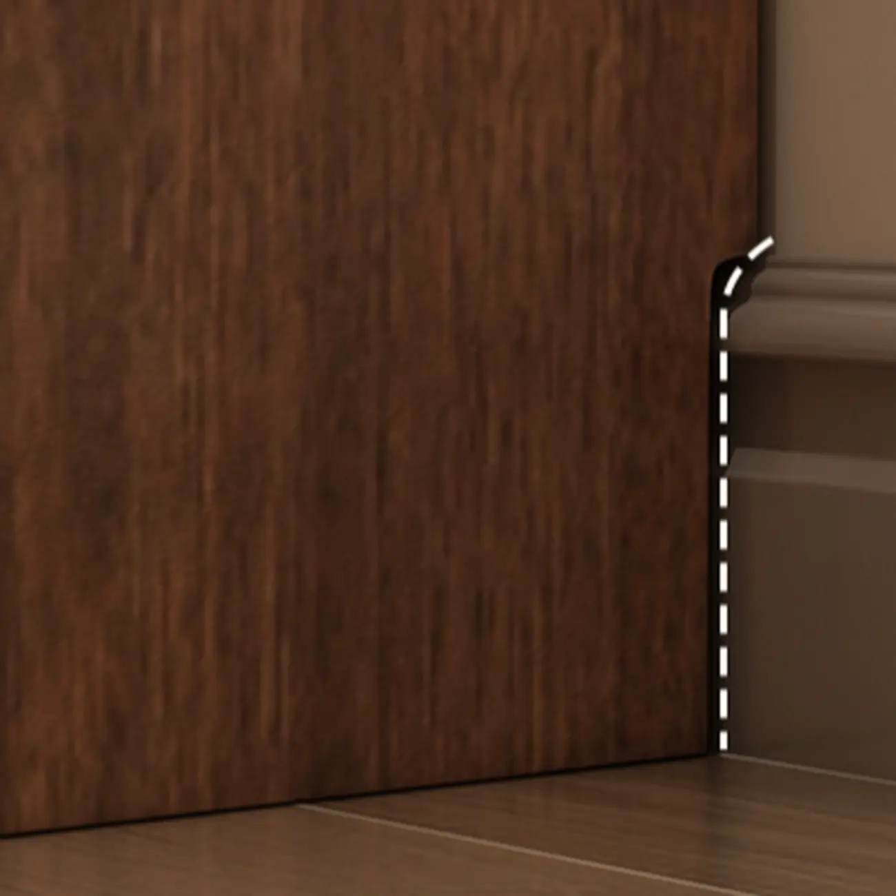 Traditional Pecan Wood Bookcase with Drawers Image - 10 | homeyfad