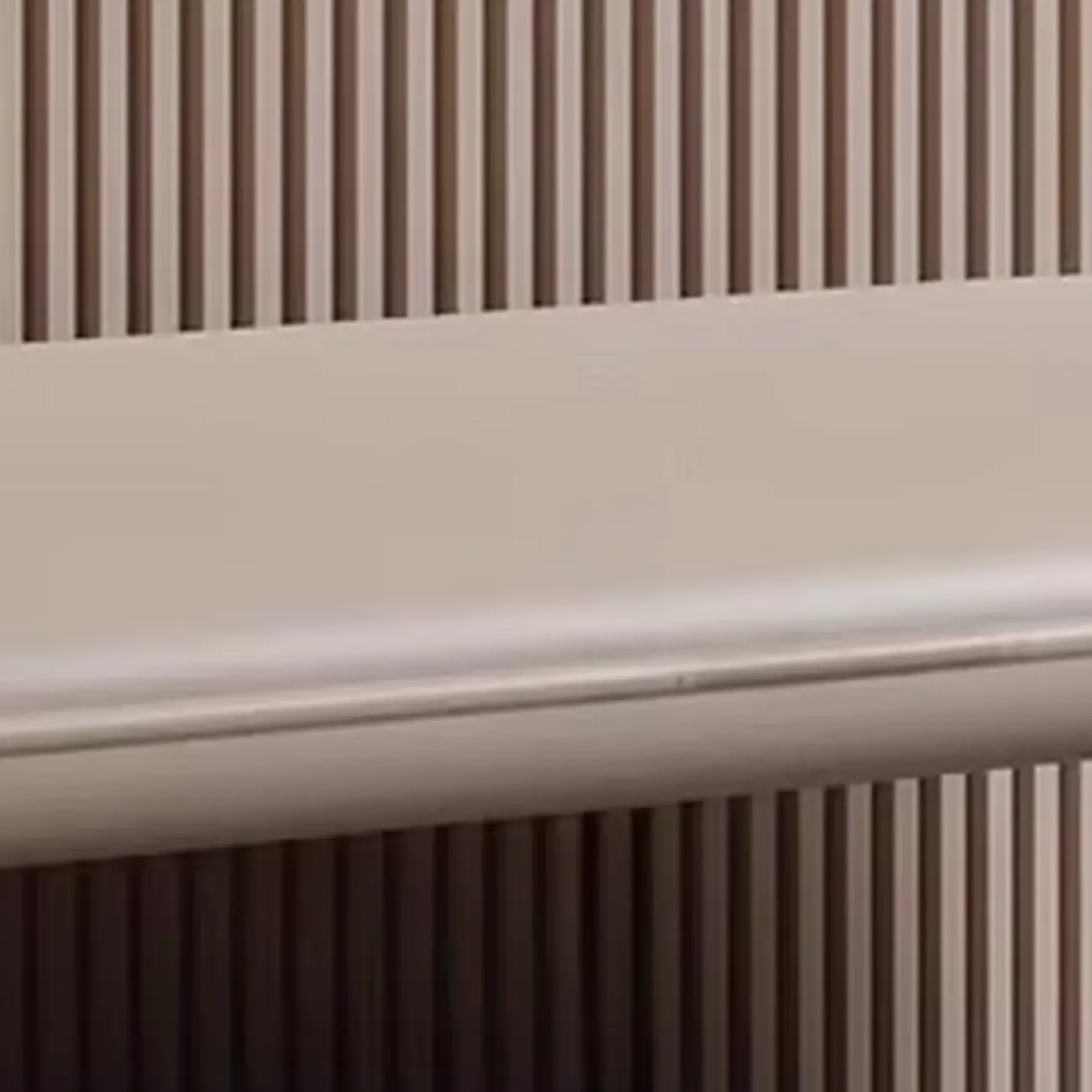 Minimalist Long Leather Cushioned Storage Bedroom Bench Image - 9