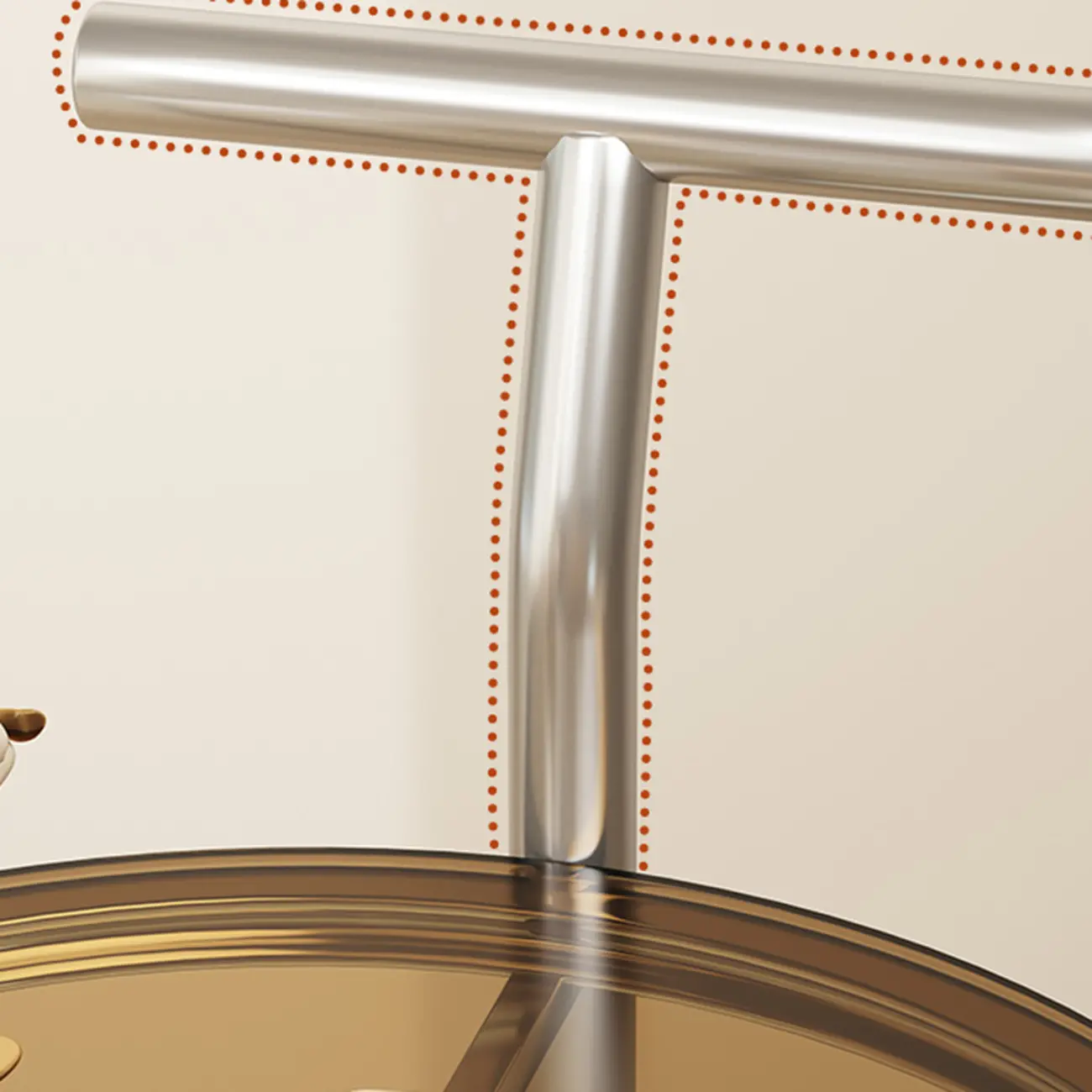 Convenient 2 Tiers Orange Cylinder Leather Side Table Image - 14 | homeyfad