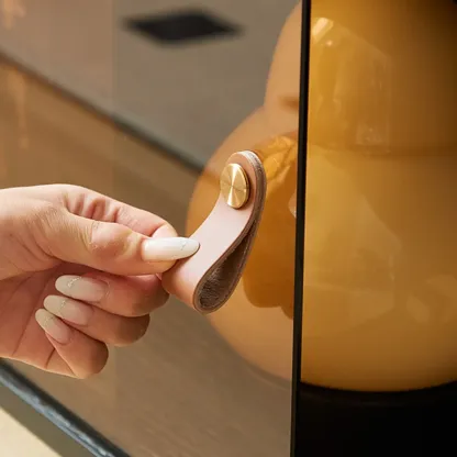 Scandinavian Black Wood Short Closed Back Bookcase Image - 10