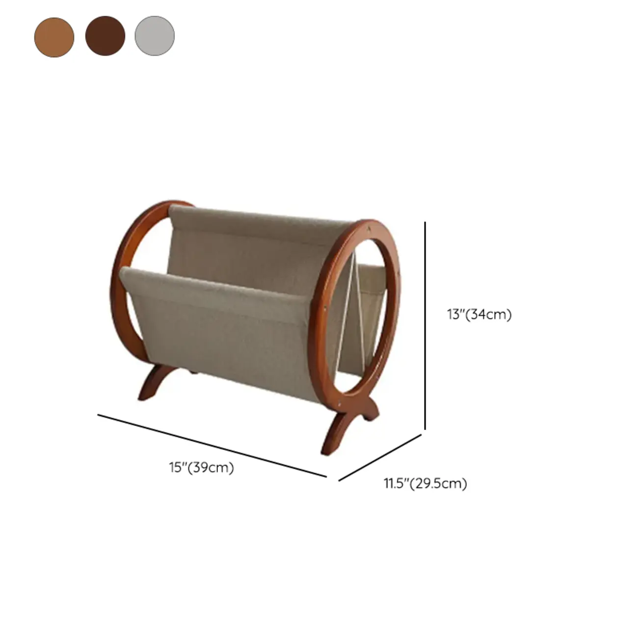 Traditional Narrow Traditional Circular Wooden Book Rack #size | homeyfad