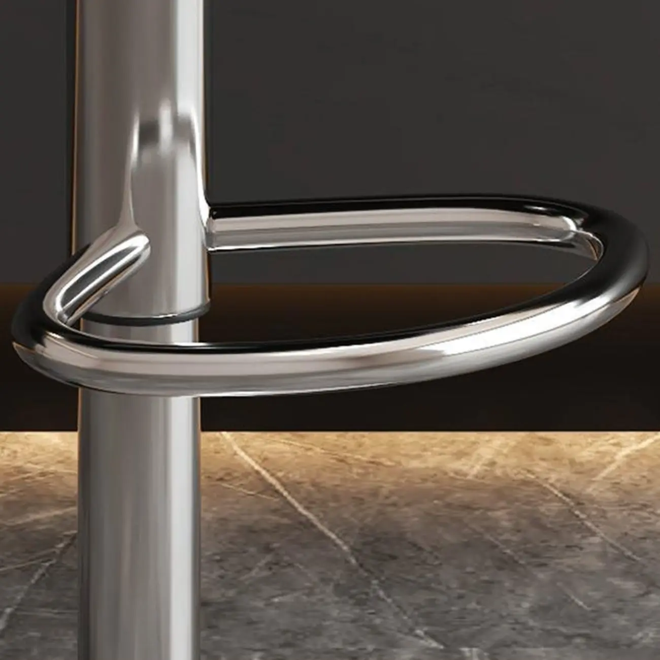 Modern Bucket Adjustable Swivel Leather Bar Stools Image - 15 | homeyfad