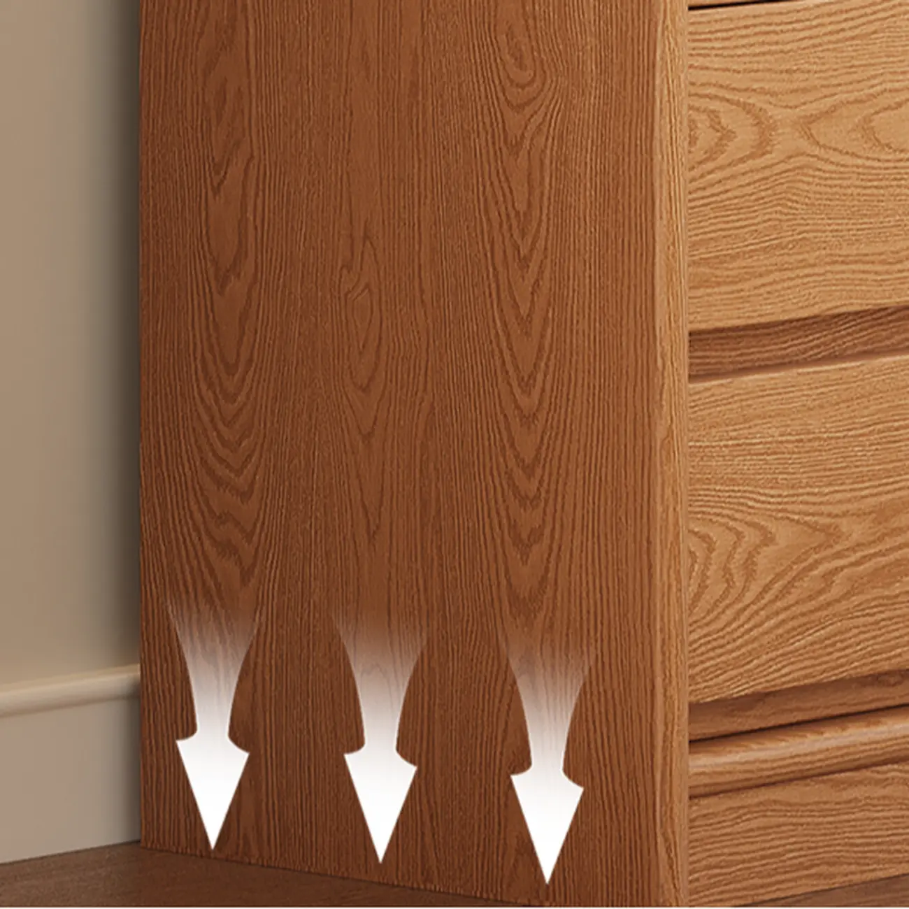 Living Room Cherry Wood Horizontal Open Bookcase Image - 9 | homeyfad