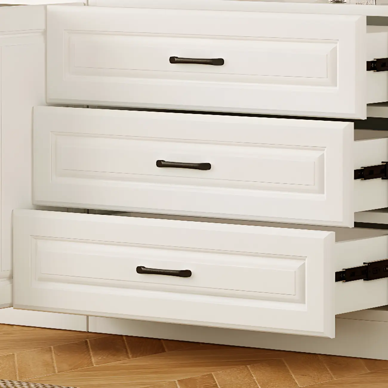 Narrow White Modern Vertical Wood Bookcase Image - 5 | homeyfad