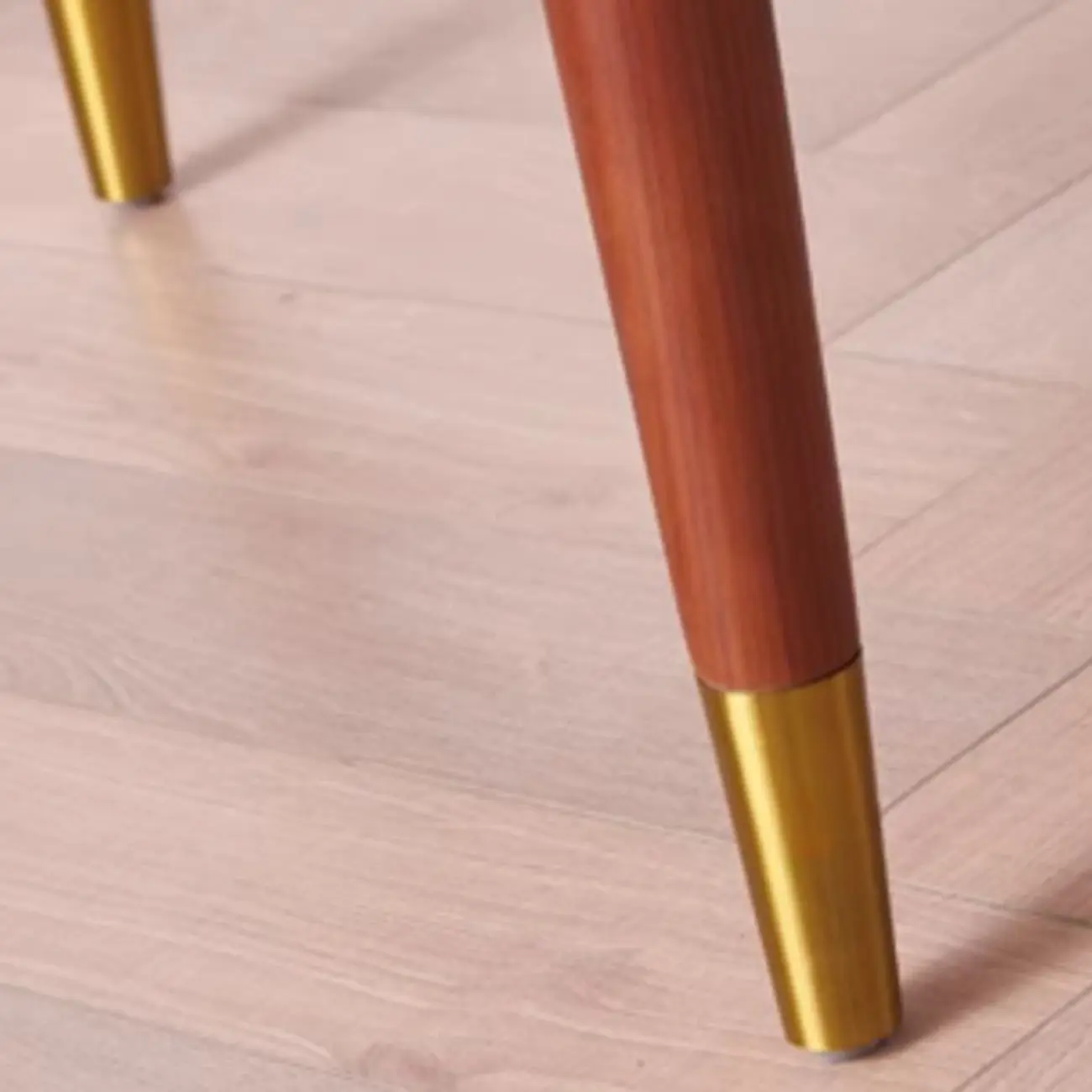 Glam Flannel High Back White Arm Accent Chair Image - 12 | homeyfad