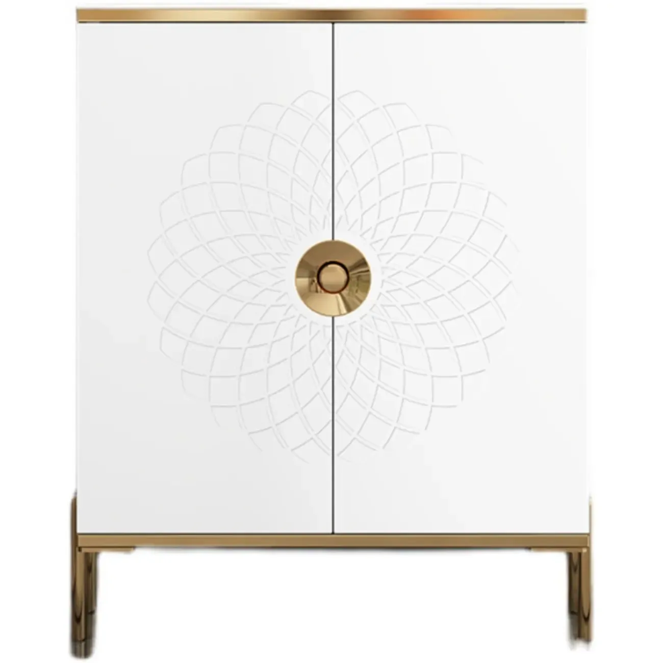 Freestanding Stylish Adjustable Shelves Shoe Storage Cabinet Image - 19