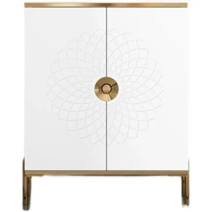 Freestanding Stylish Adjustable Shelves Shoe Storage Cabinet Image - 19