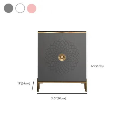 Freestanding Stylish Adjustable Shelves Shoe Storage Cabinet #size