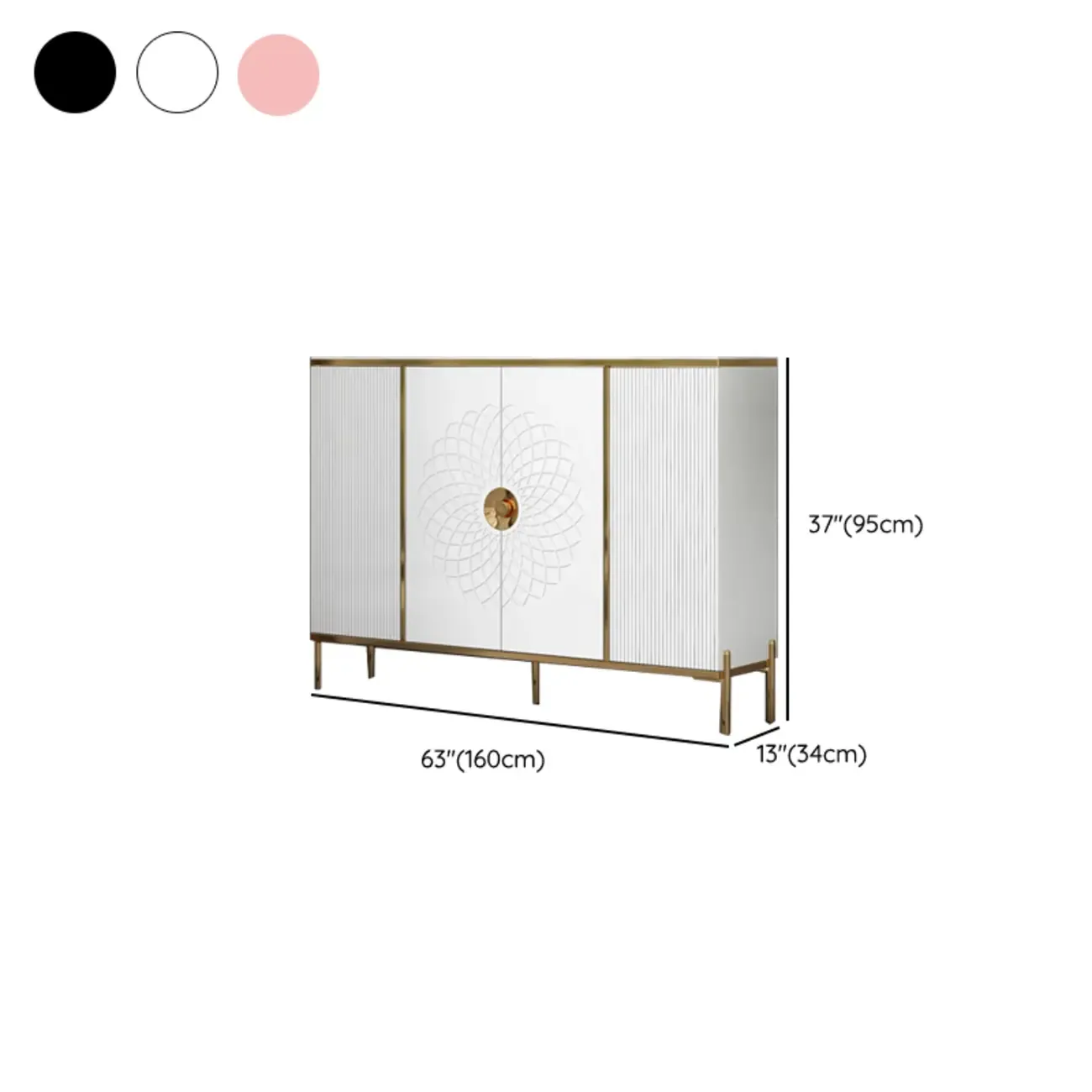 Freestanding Stylish Adjustable Shelves Shoe Storage Cabinet Image - 25