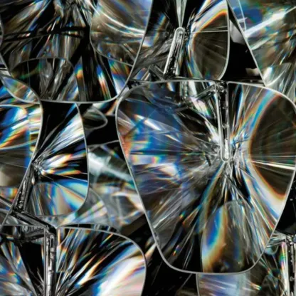 Modern Clear Acrylic Chrome Tripod Floor Lamp Image - 8