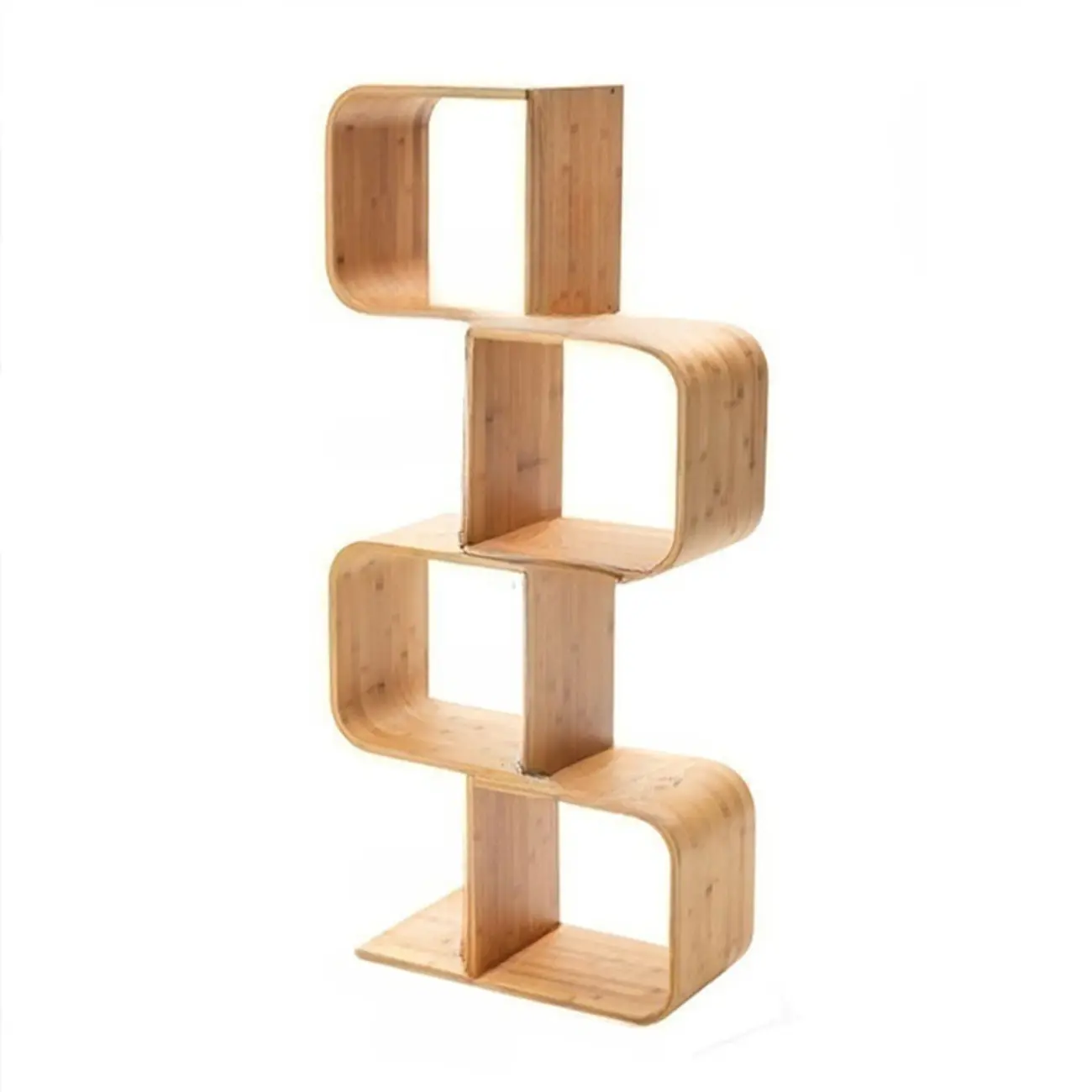 Modern Geometric Open Cube Artistic Oka Bookcase Image - 9 | homeyfad