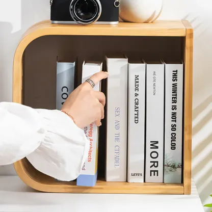 Modern Geometric Open Cube Artistic Oka Bookcase Image - 7