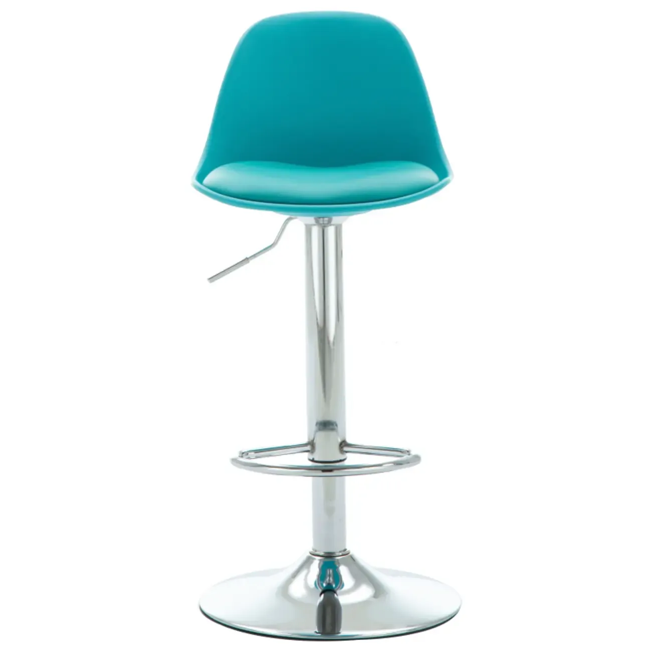 Kitchen Bucket Adjustable Plastic Swivel Bar Stools Image - 7