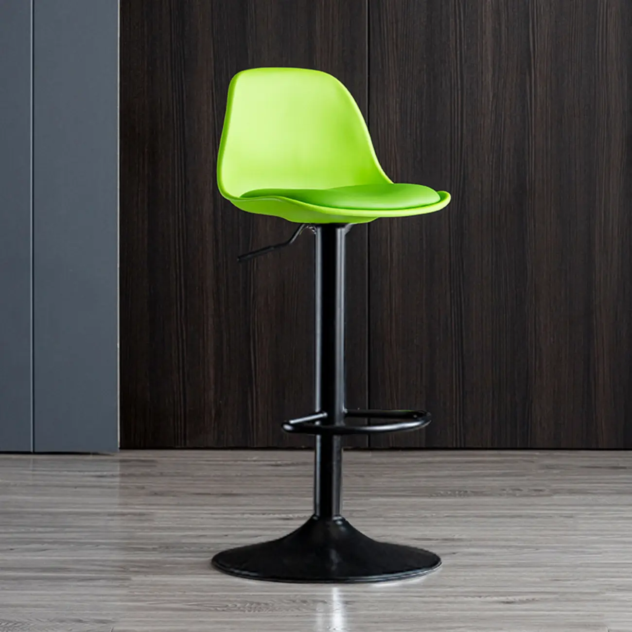 Kitchen Bucket Adjustable Plastic Swivel Bar Stools Image - 8 | homeyfad
