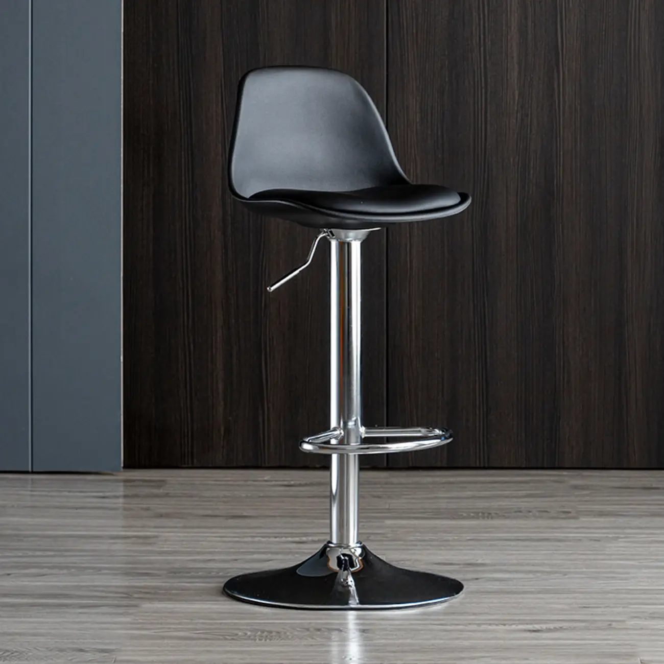 Kitchen Bucket Adjustable Plastic Swivel Bar Stools Image - 10 | homeyfad