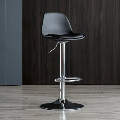 Kitchen Bucket Adjustable Plastic Swivel Bar Stools Image - 10