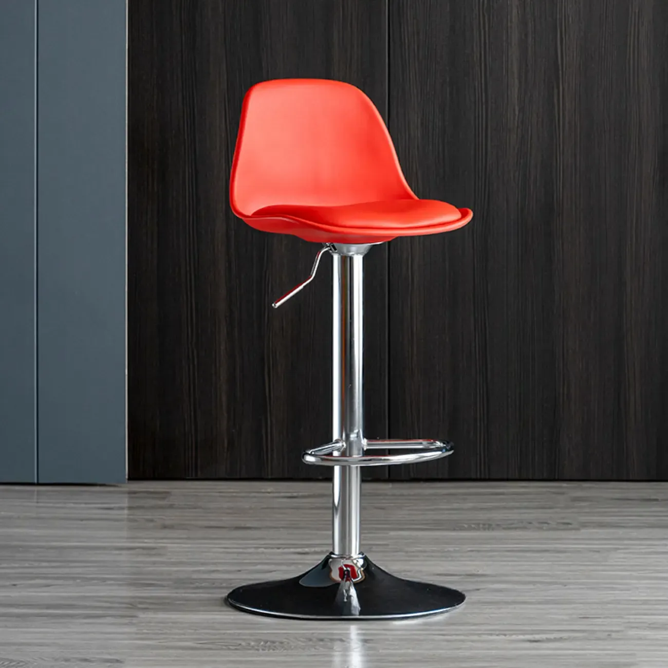 Kitchen Bucket Adjustable Plastic Swivel Bar Stools Image - 11