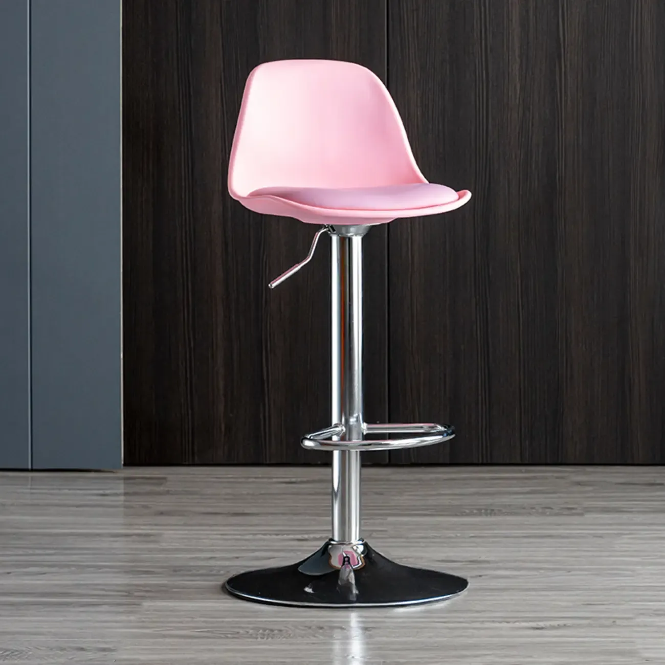 Kitchen Bucket Adjustable Plastic Swivel Bar Stools Image - 14