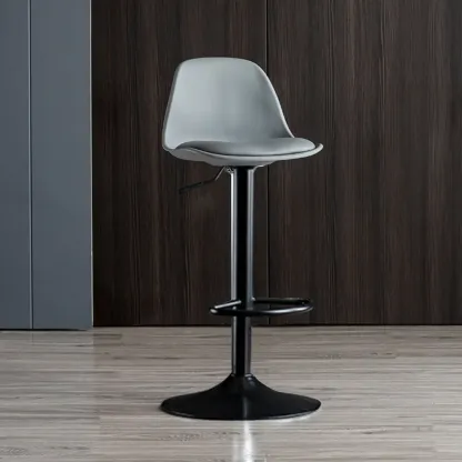 Kitchen Bucket Adjustable Plastic Swivel Bar Stools Image - 16