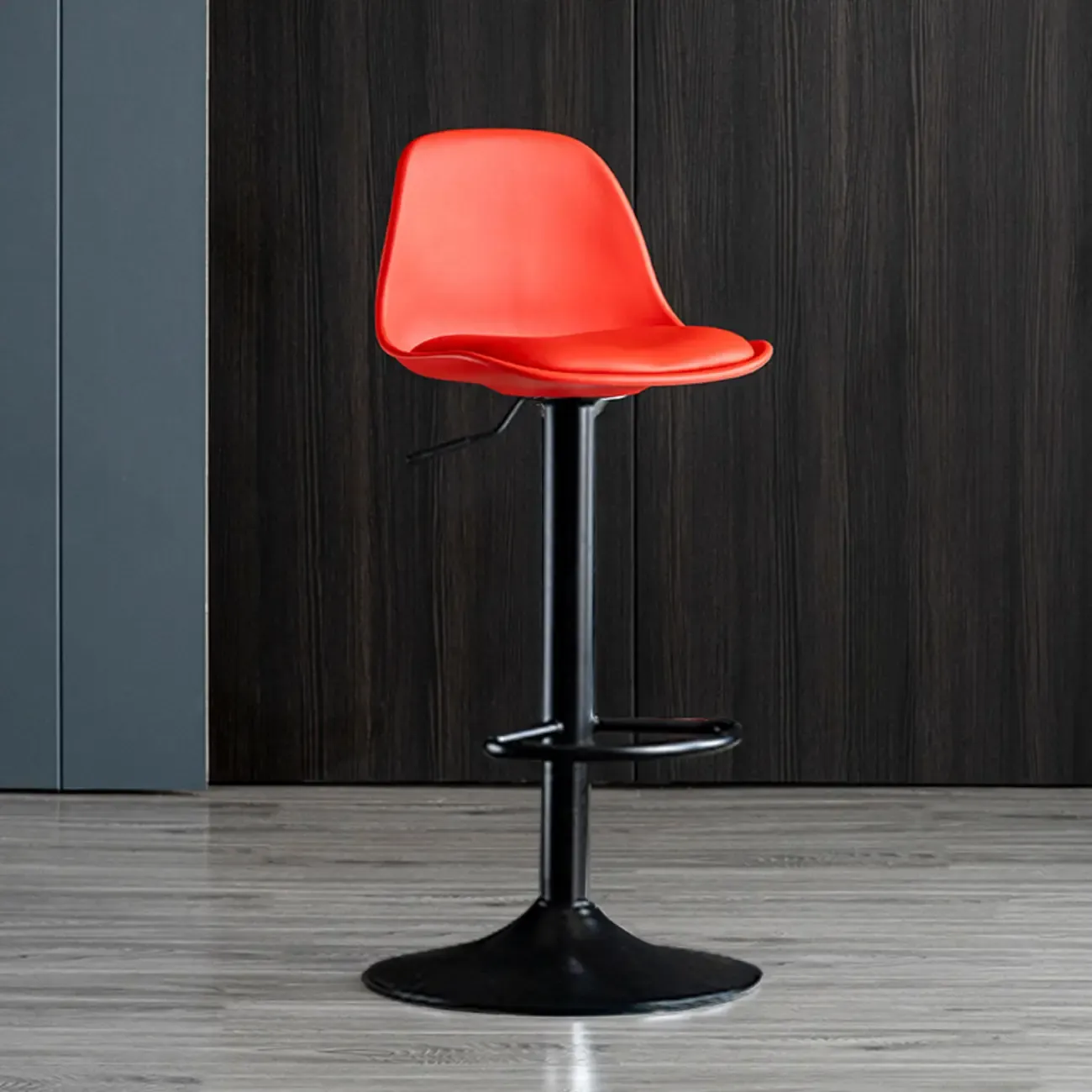 Kitchen Bucket Adjustable Plastic Swivel Bar Stools Image - 18