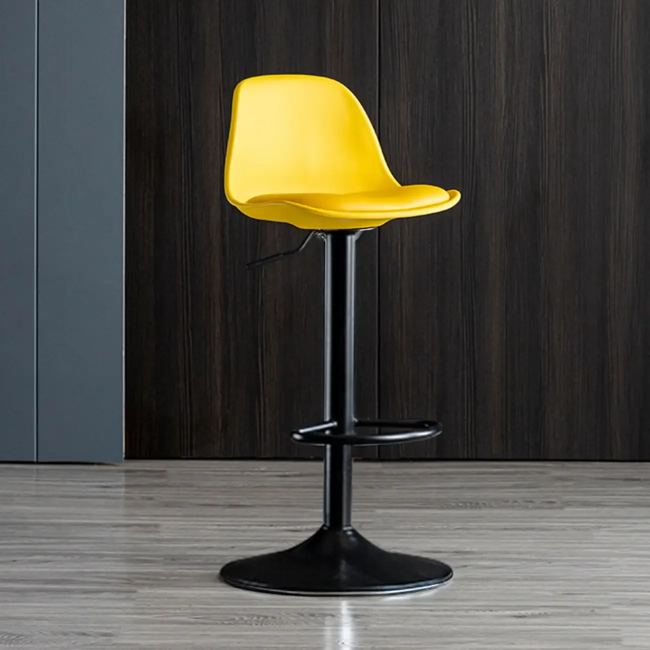 Kitchen Bucket Adjustable Plastic Swivel Bar Stools Image - 21