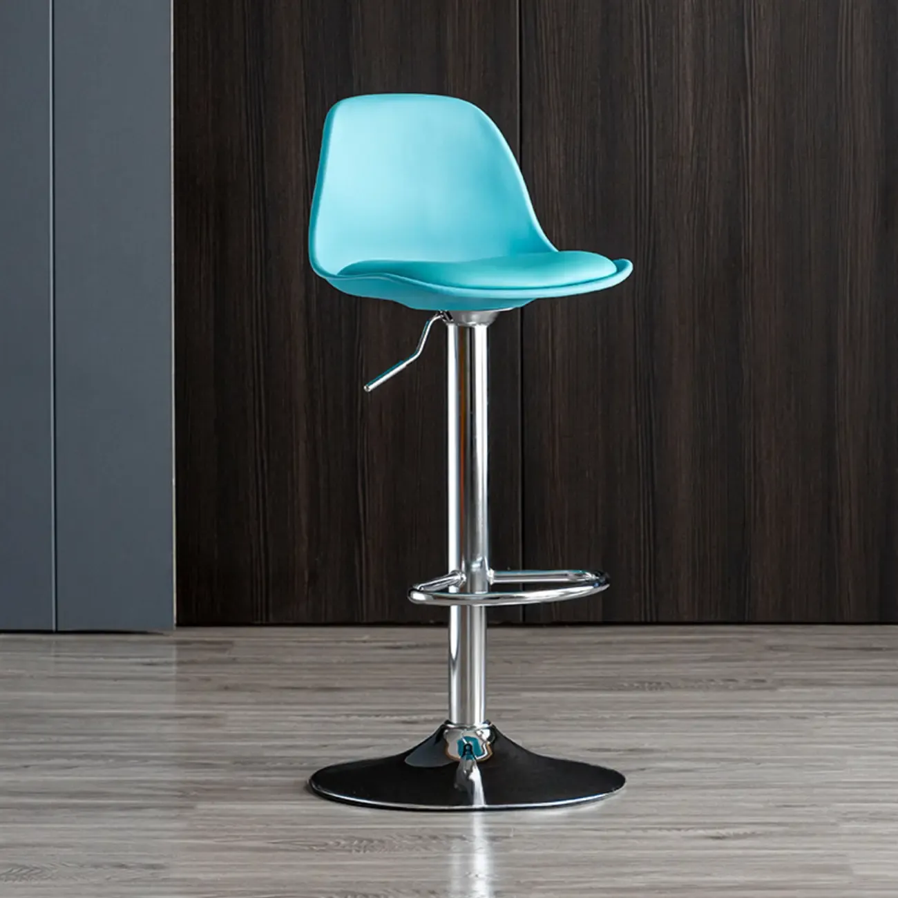 Kitchen Bucket Adjustable Plastic Swivel Bar Stools Image - 23