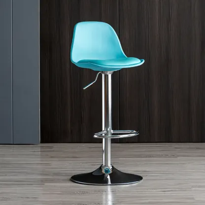 Kitchen Bucket Adjustable Plastic Swivel Bar Stools Image - 23