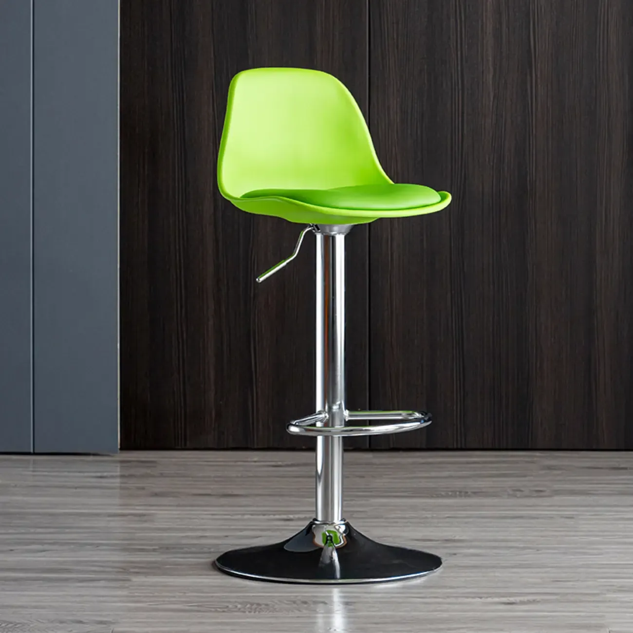 Kitchen Bucket Adjustable Plastic Swivel Bar Stools Image - 24