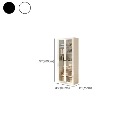 Tall 6-Layer Display Cabinet with Glass Doors Image - 28