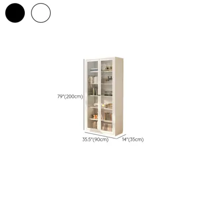 Tall 6-Layer Display Cabinet with Glass Doors Image - 29