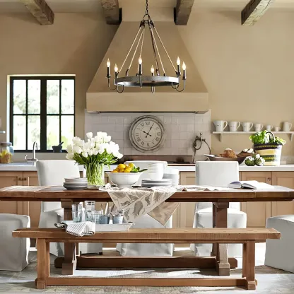 Black Metal Round Rustic Chandelier Light Fixture Image - 2