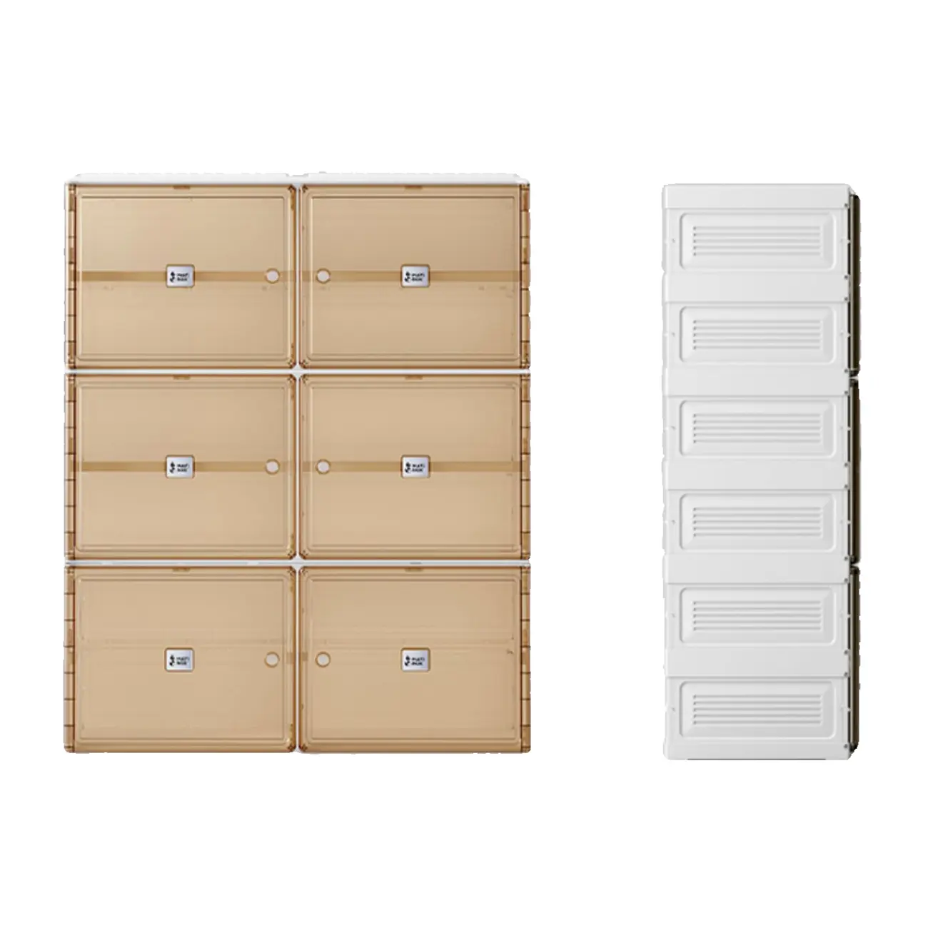 Portable Glam Plastic Clear Shoe Boxes in White Image - 9 | homeyfad