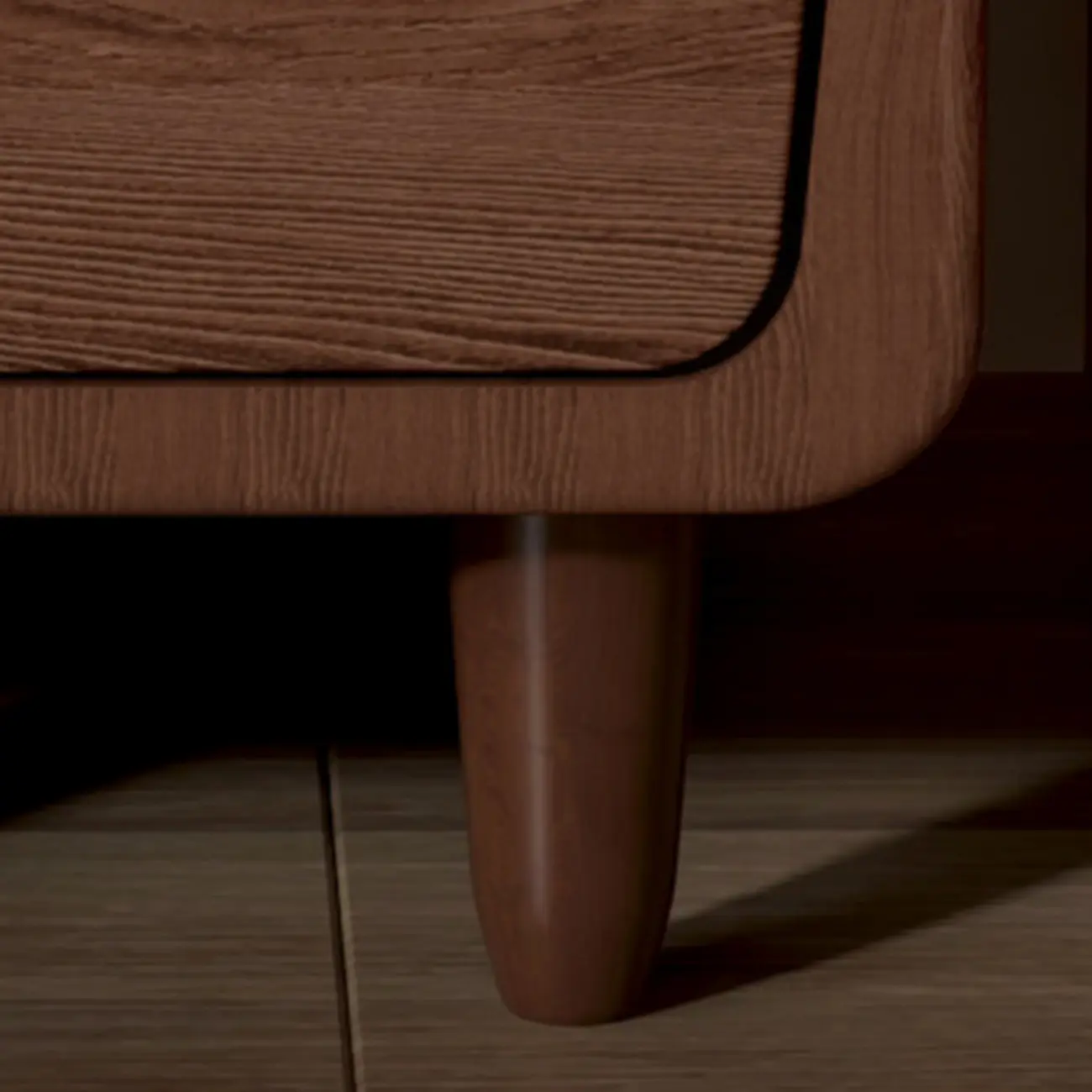 Modern Wooden Nightstands Open Shelf and Drawer Image - 7 | homeyfad