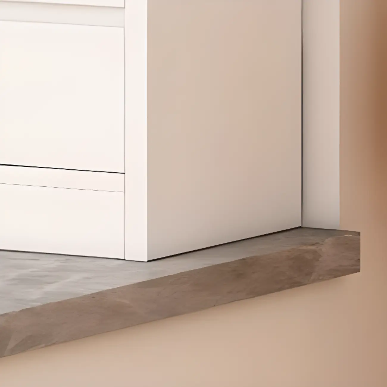 Simple Wooden White 3-Tier Bookcase with Drawers Image - 5 | homeyfad