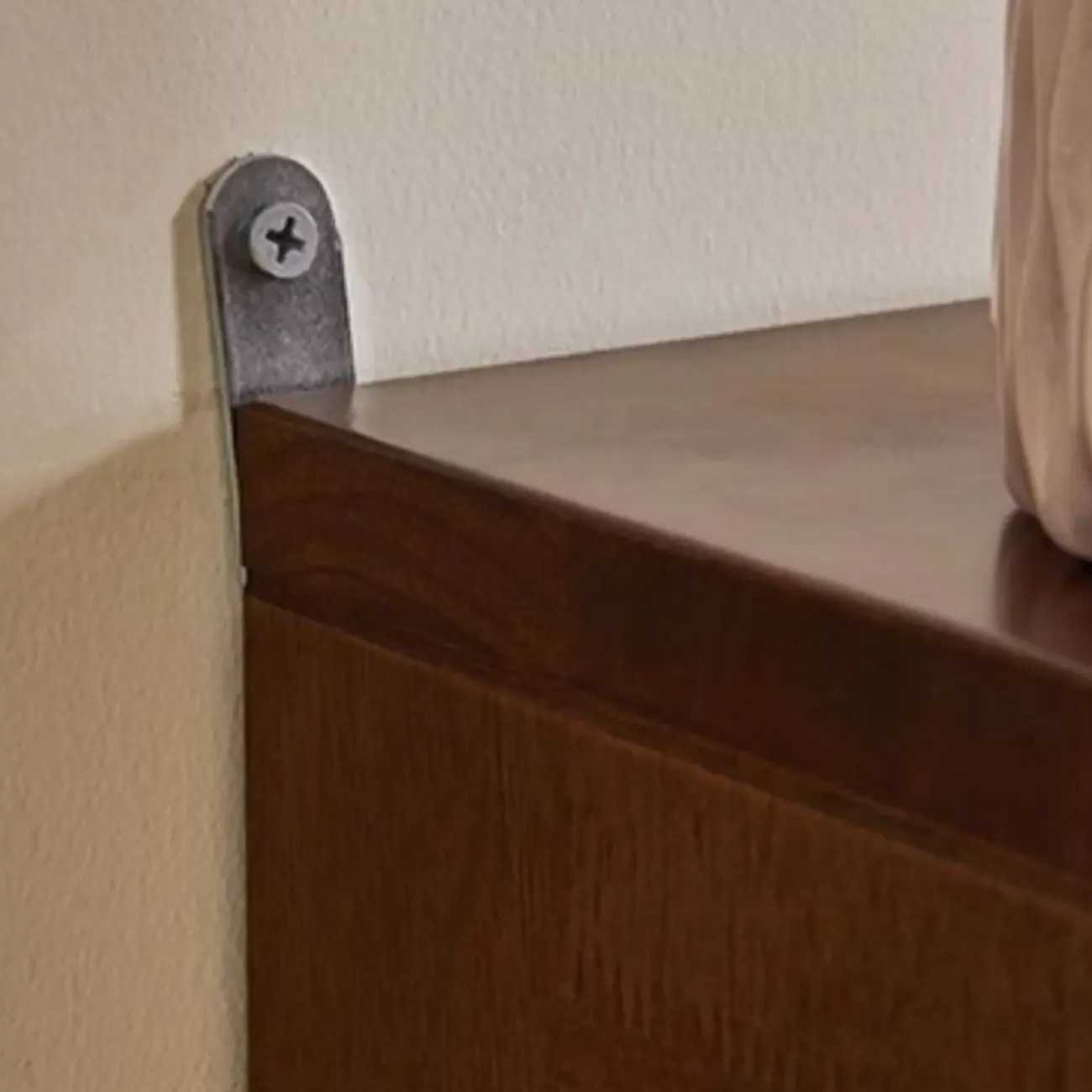 Rectangular Cherry Wood Sliding Glass Door Sideboard Cabinet Image - 15