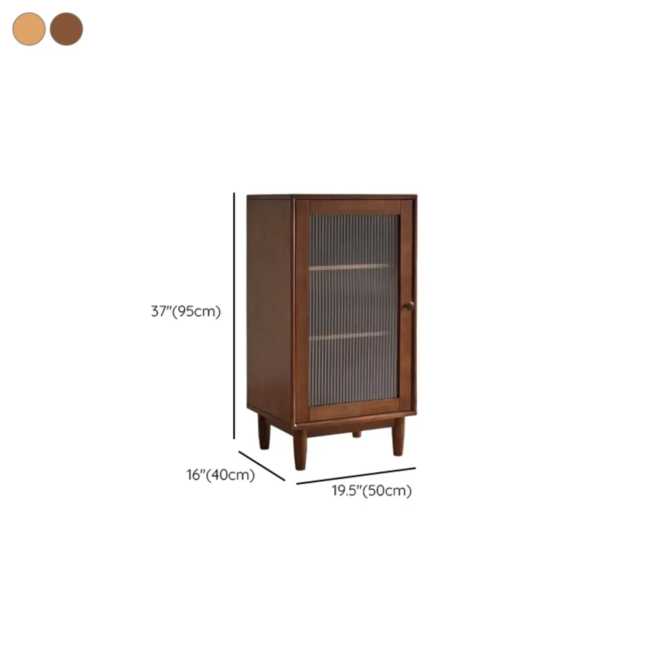 Rectangular Cherry Wood Sliding Glass Door Sideboard Cabinet #size