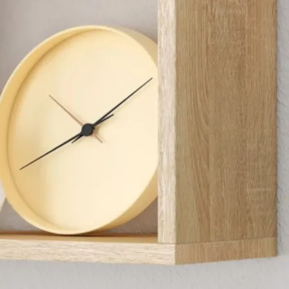 Modern Wooden 3-Tier Open Back Wall-Mounted Bookcase Image - 16