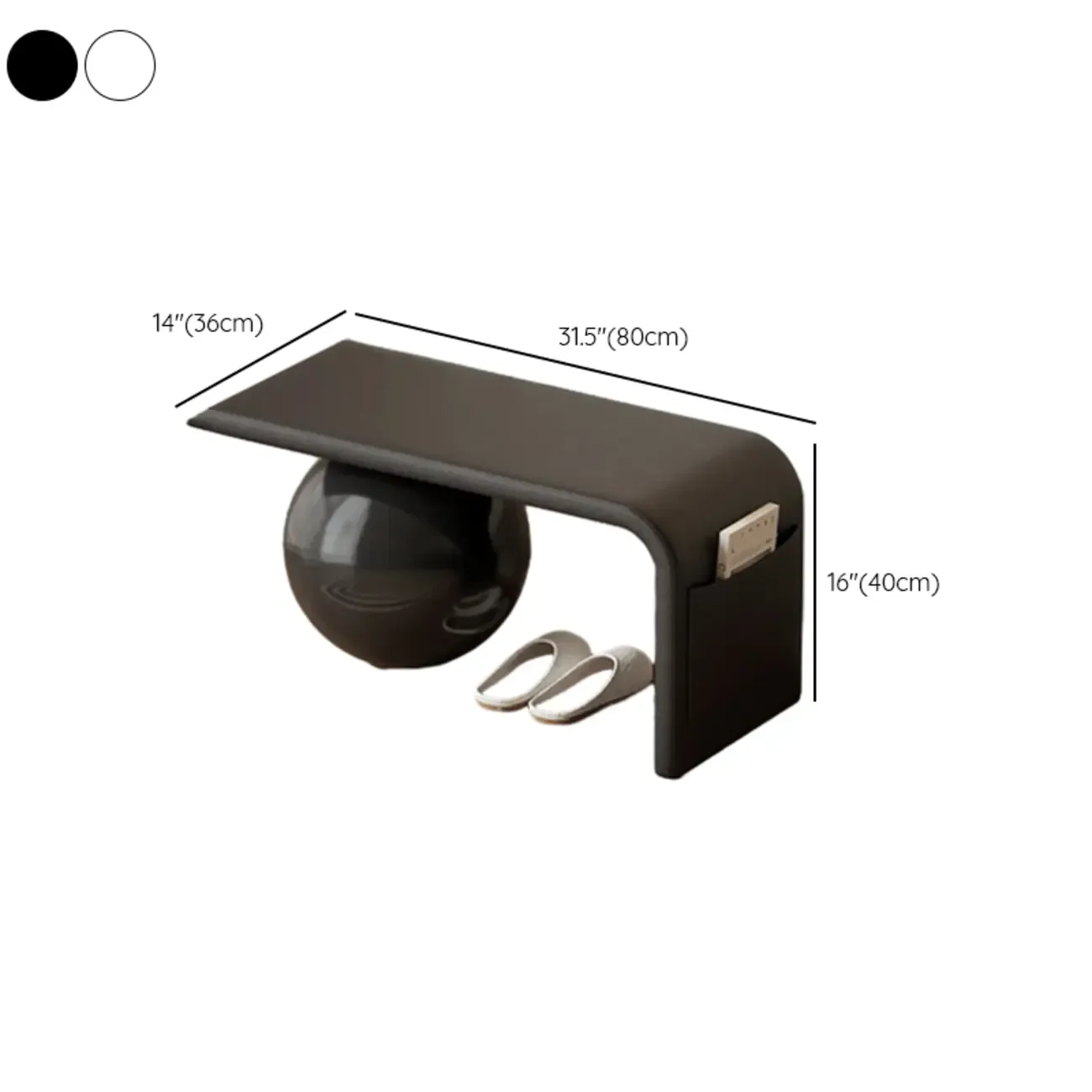 Decorative Square Wood and Leather Cushioned Sitting Bench Image - 13