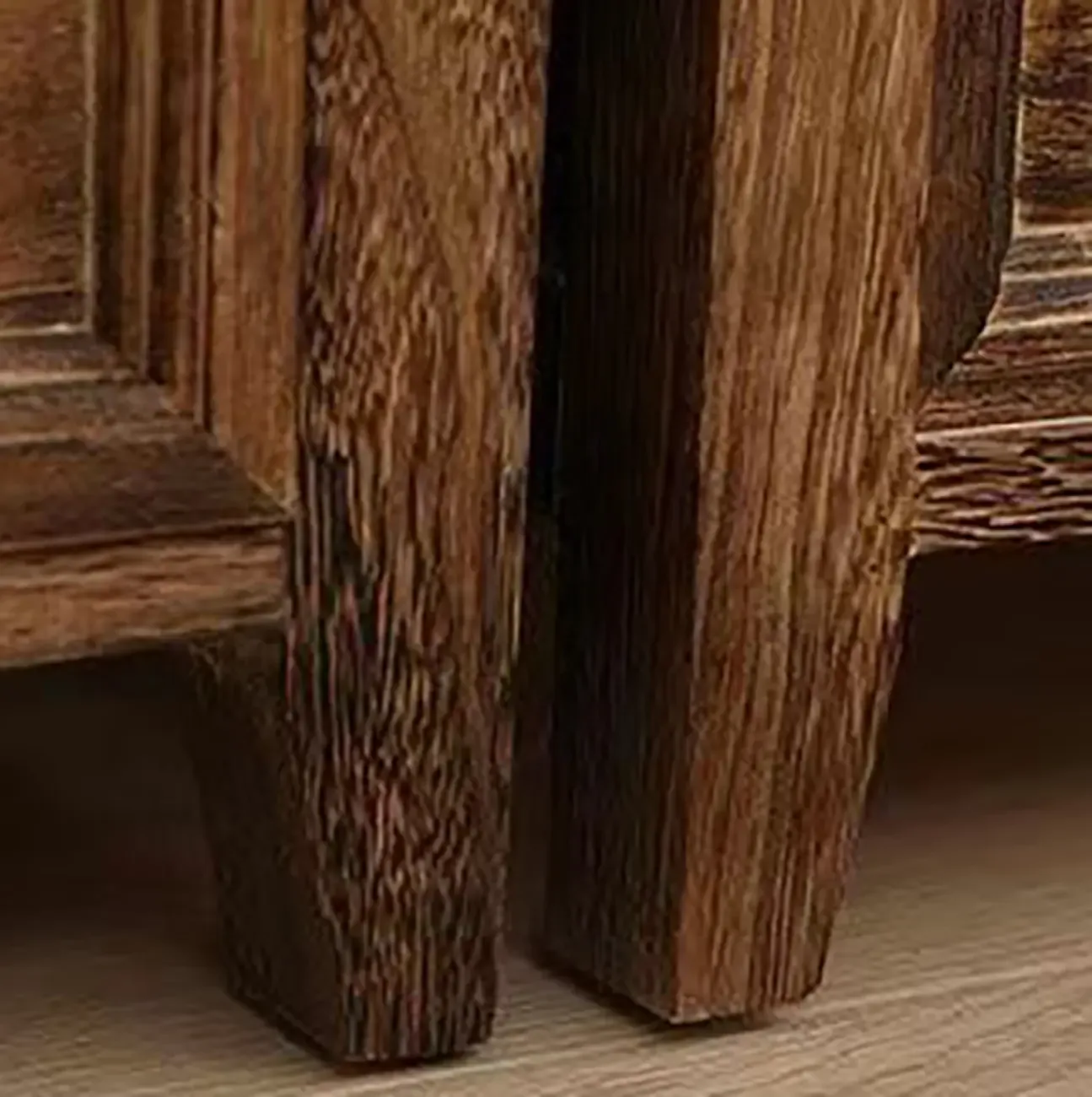 Traditional Espresso Wood China Cabinet with Glass Doors Image - 7