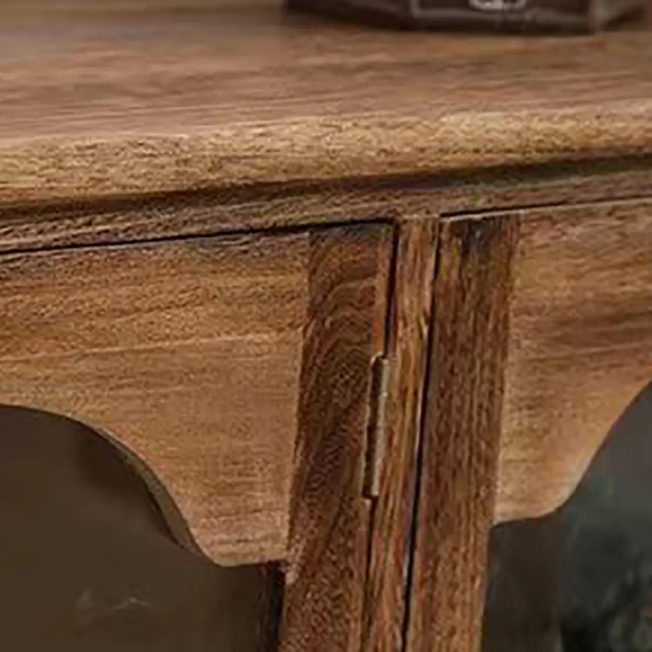 Traditional Espresso Wood China Cabinet with Glass Doors Image - 6 | homeyfad