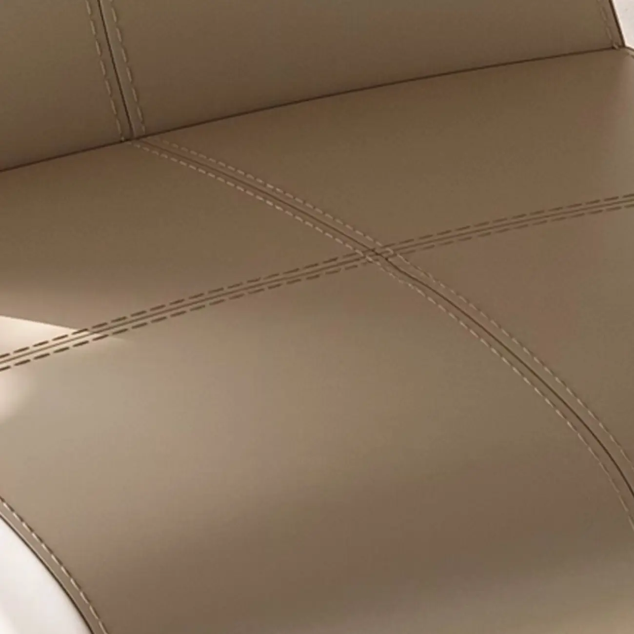 Glam Leather Upholstered Swivel Bar Stools with Back Image - 10 | homeyfad