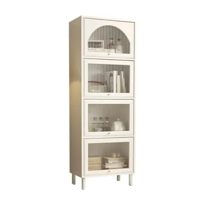 Flooring Accent Cabinet with Container Storage, Self-supporting Design Image - 10