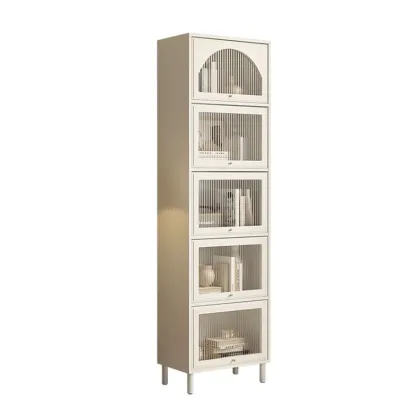 Flooring Accent Cabinet with Container Storage, Self-supporting Design Image - 11