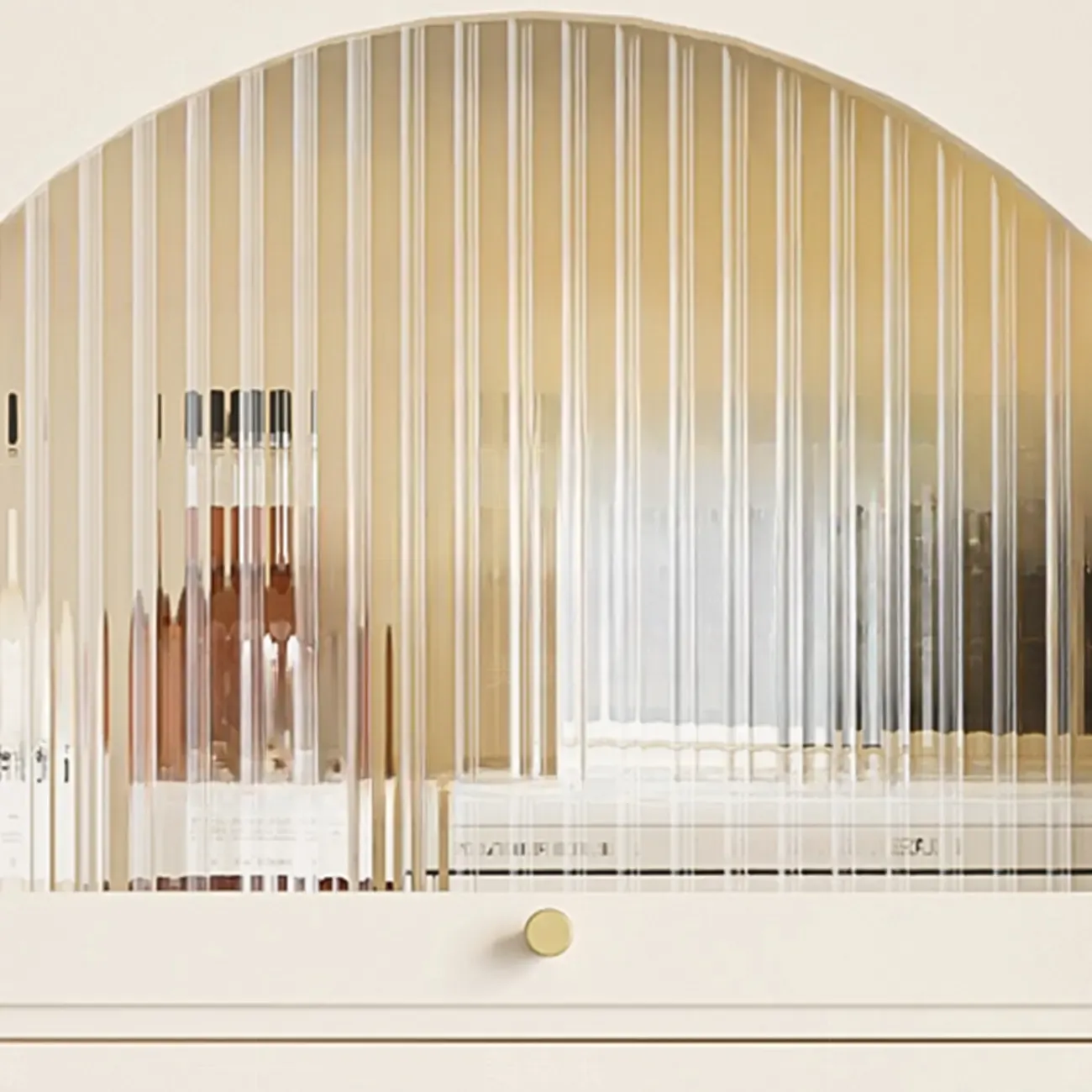 Flooring Accent Cabinet with Container Storage, Self-supporting Design Image - 6