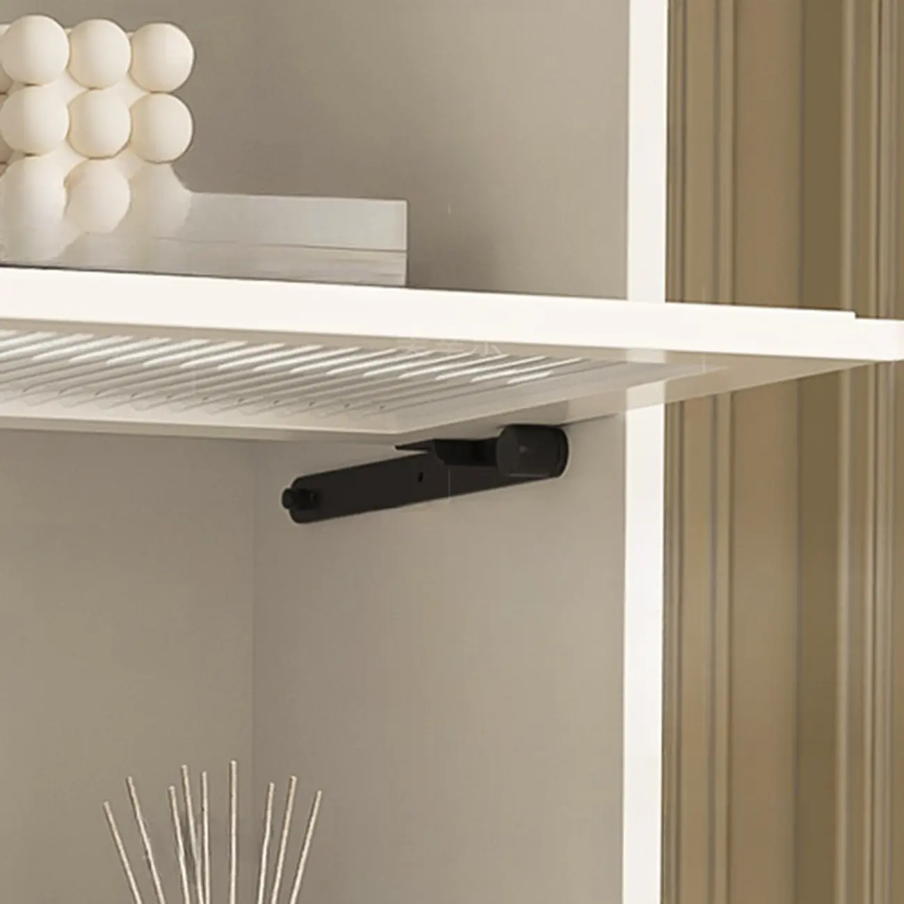 Flooring Accent Cabinet with Container Storage, Self-supporting Design Image - 7 | homeyfad