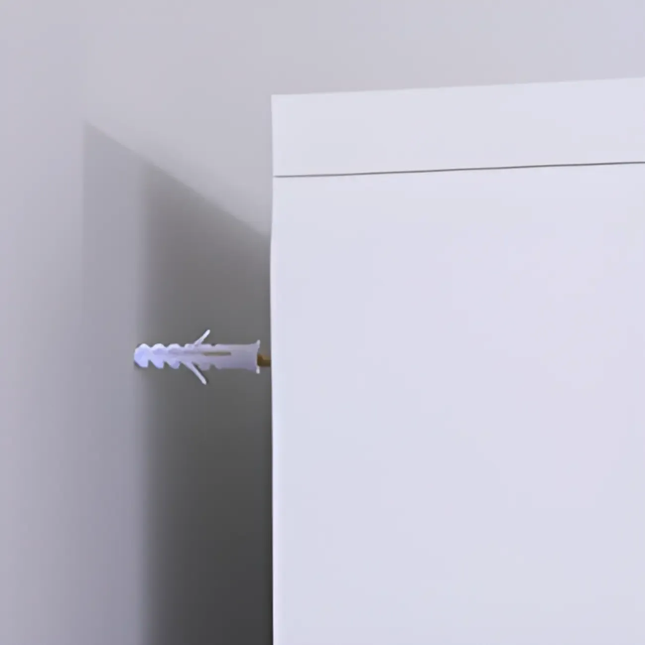 Modern Metal 2-Tier Closed Back Bookcase with Doors Image - 26