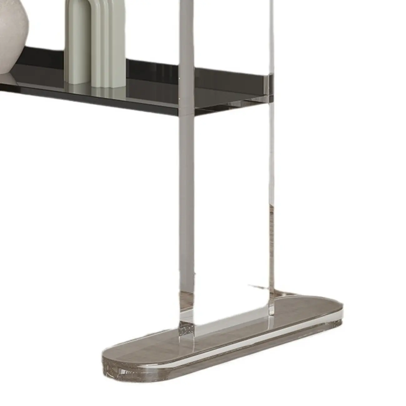 Vertical Acrylic 4-Shelf Closed Back Display Bookcase Image - 9 | homeyfad