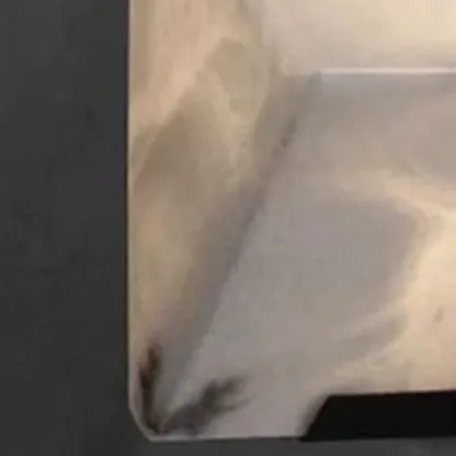 3-Light Geometric Metal Stone Shade Wall Sconce Image - 12