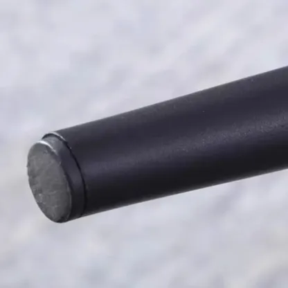 Modern Faux Leather Open Back Armless Dining Chair Image - 15